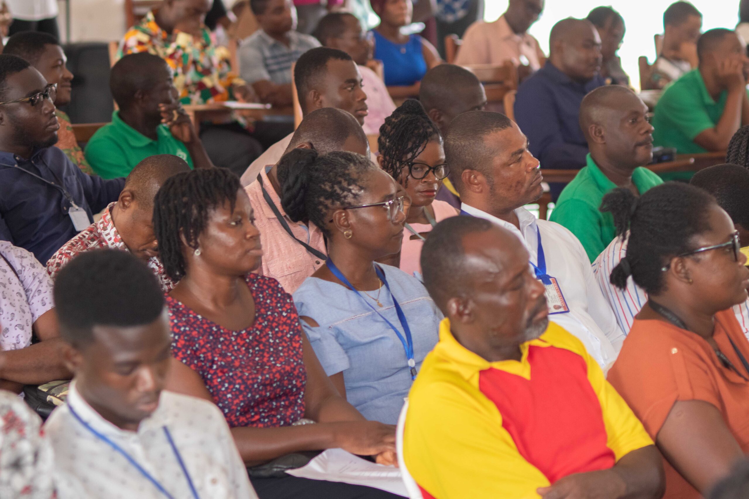 Cross-section of GAEC staff and guests at the launch of the Commission's Cassava Week Celebration